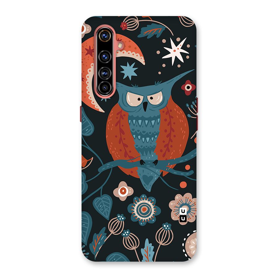 Nordic Arts Owl Moon Back Case for Realme X50 Pro