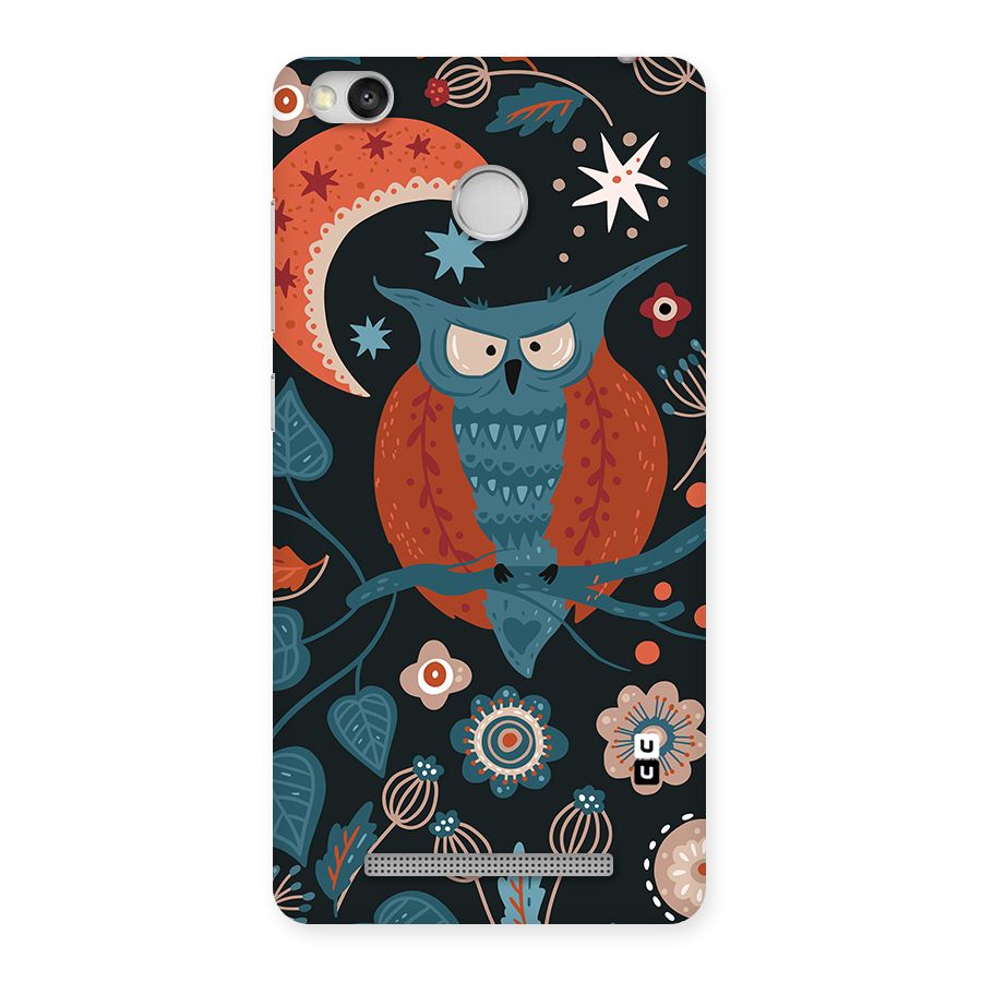 Nordic Arts Owl Moon Back Case for Redmi 3S Prime
