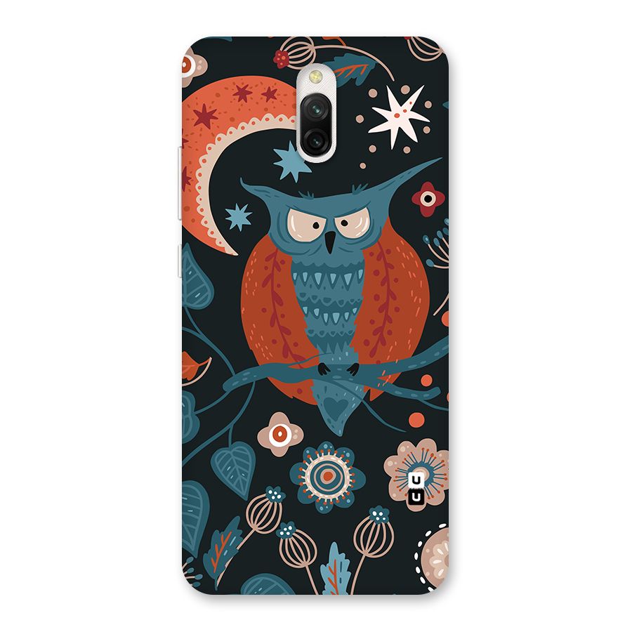 Nordic Arts Owl Moon Back Case for Redmi 8A Dual