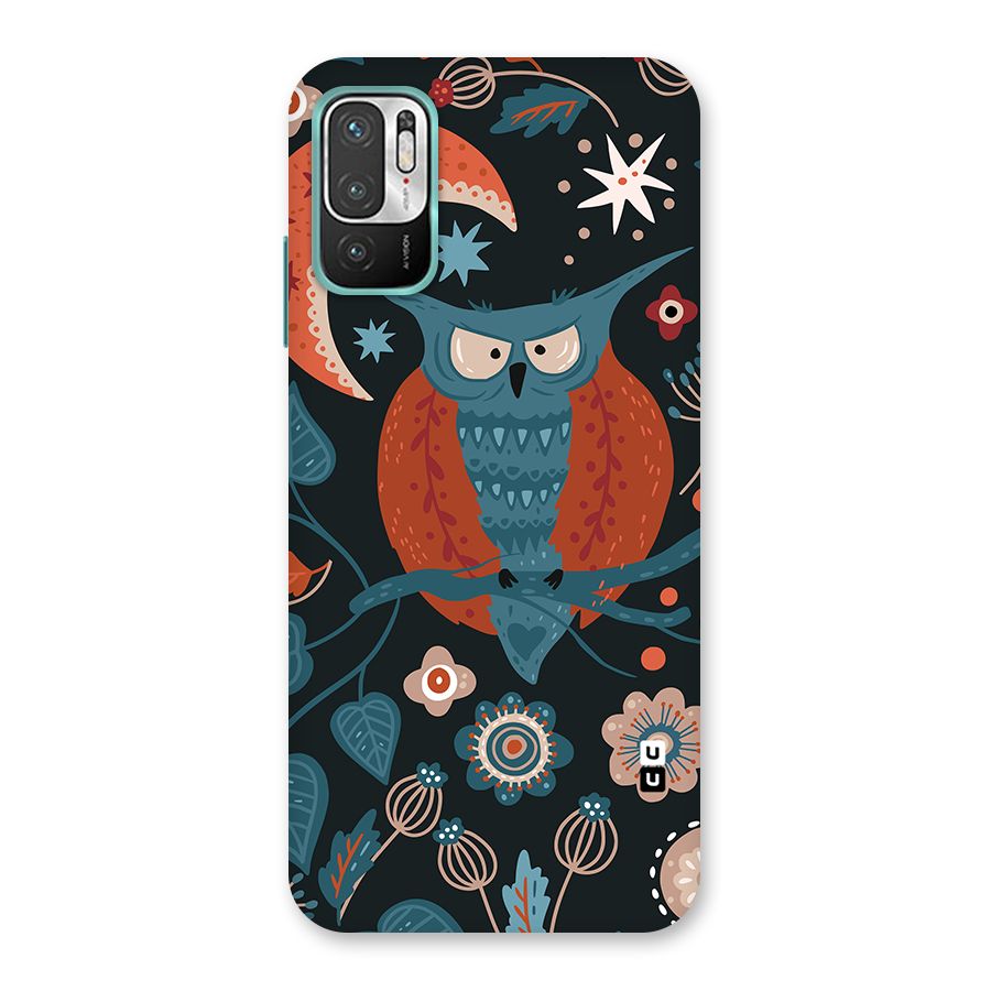 Nordic Arts Owl Moon Back Case for Redmi Note 10T 5G