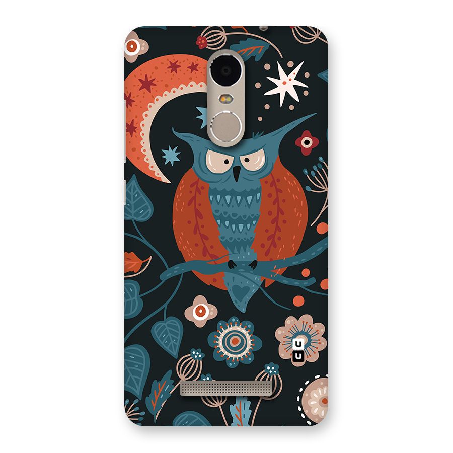 Nordic Arts Owl Moon Back Case for Redmi Note 3