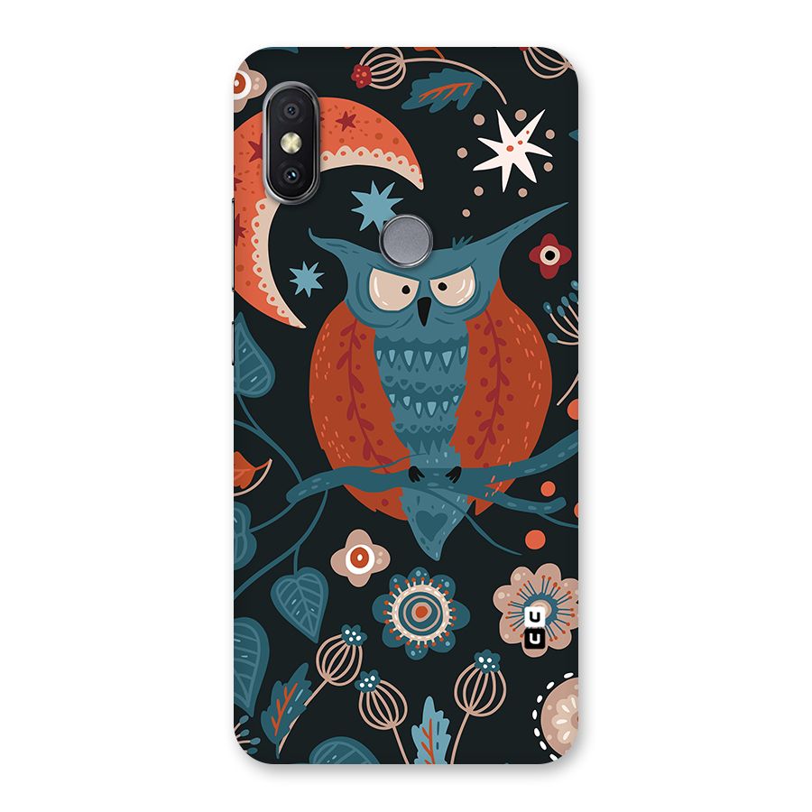 Nordic Arts Owl Moon Back Case for Redmi Y2