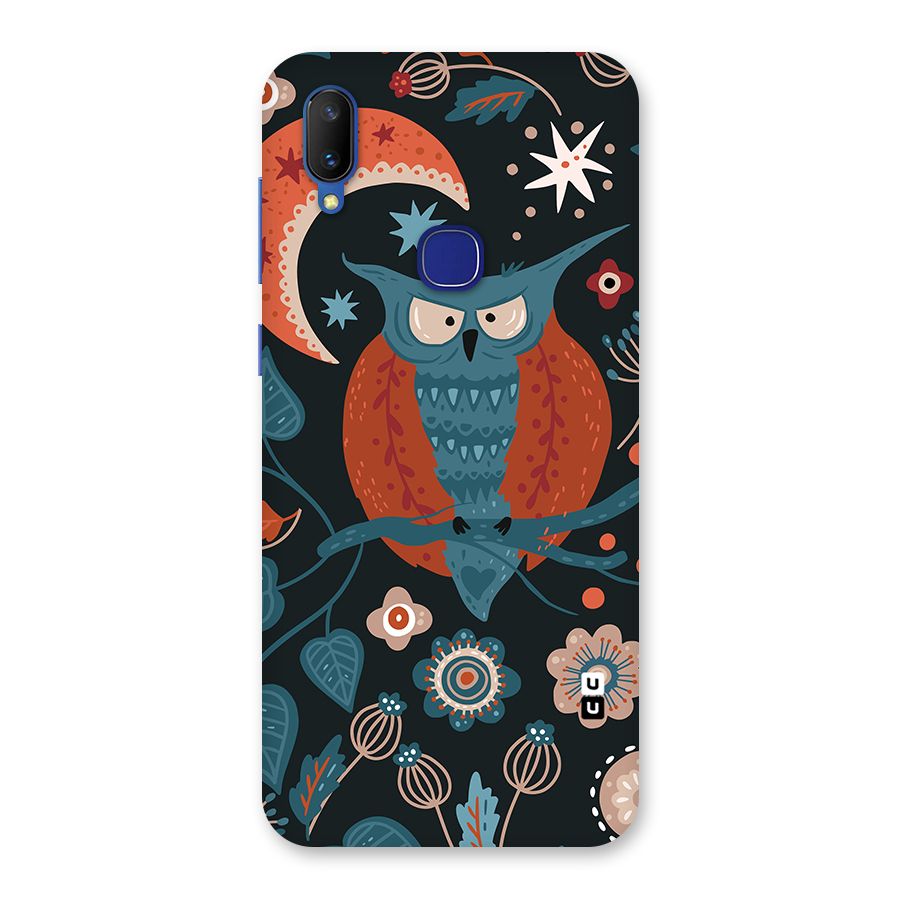 Nordic Arts Owl Moon Back Case for Vivo V11