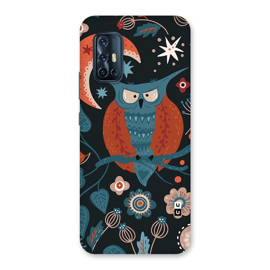 Nordic Arts Owl Moon Back Case for Vivo V17