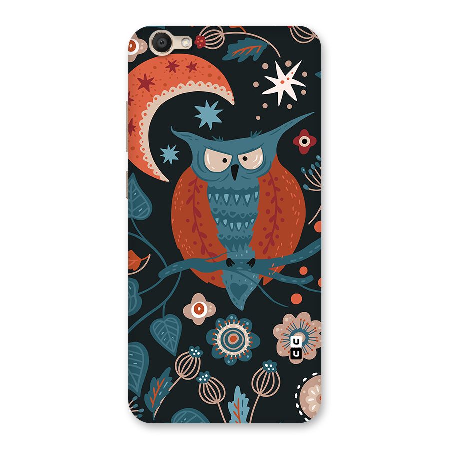 Nordic Arts Owl Moon Back Case for Vivo V5
