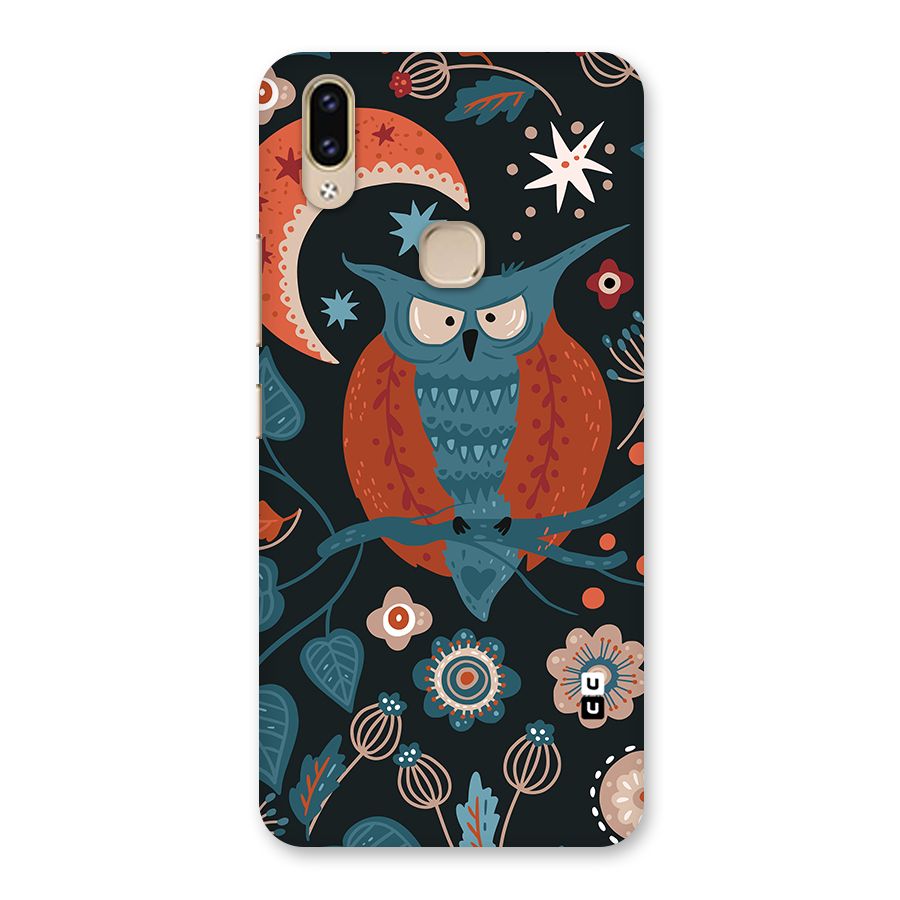 Nordic Arts Owl Moon Back Case for Vivo V9 Youth