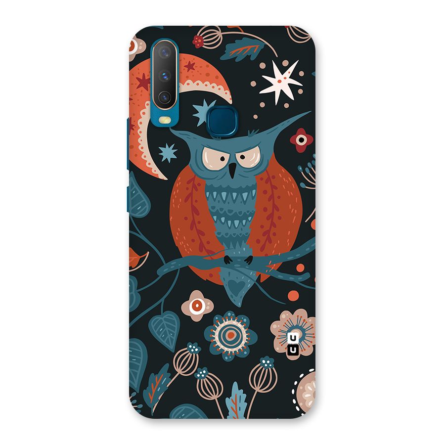 Nordic Arts Owl Moon Back Case for Vivo Y11