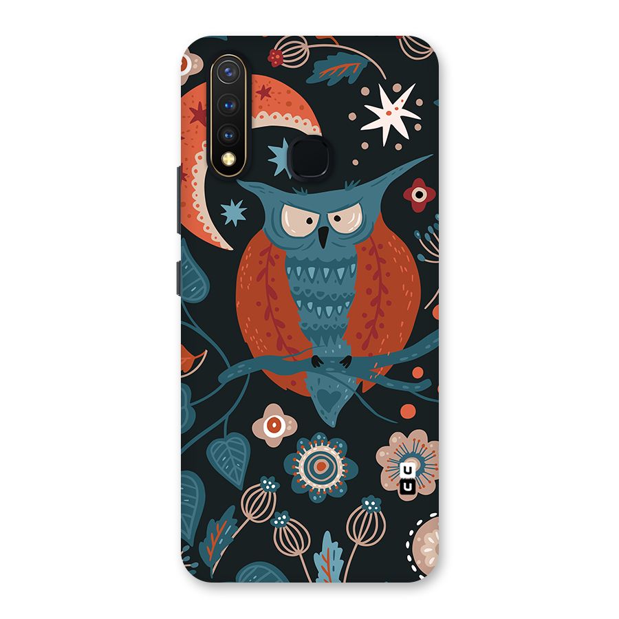 Nordic Arts Owl Moon Back Case for Vivo Y19