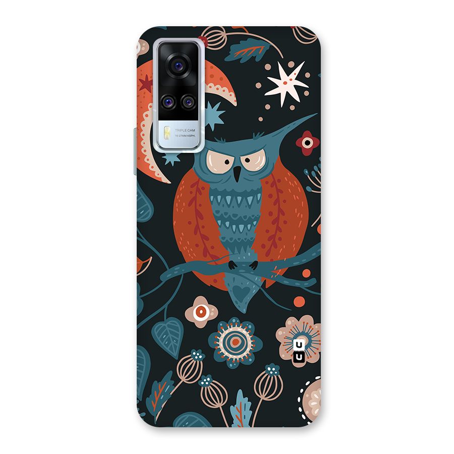 Nordic Arts Owl Moon Back Case for Vivo Y31