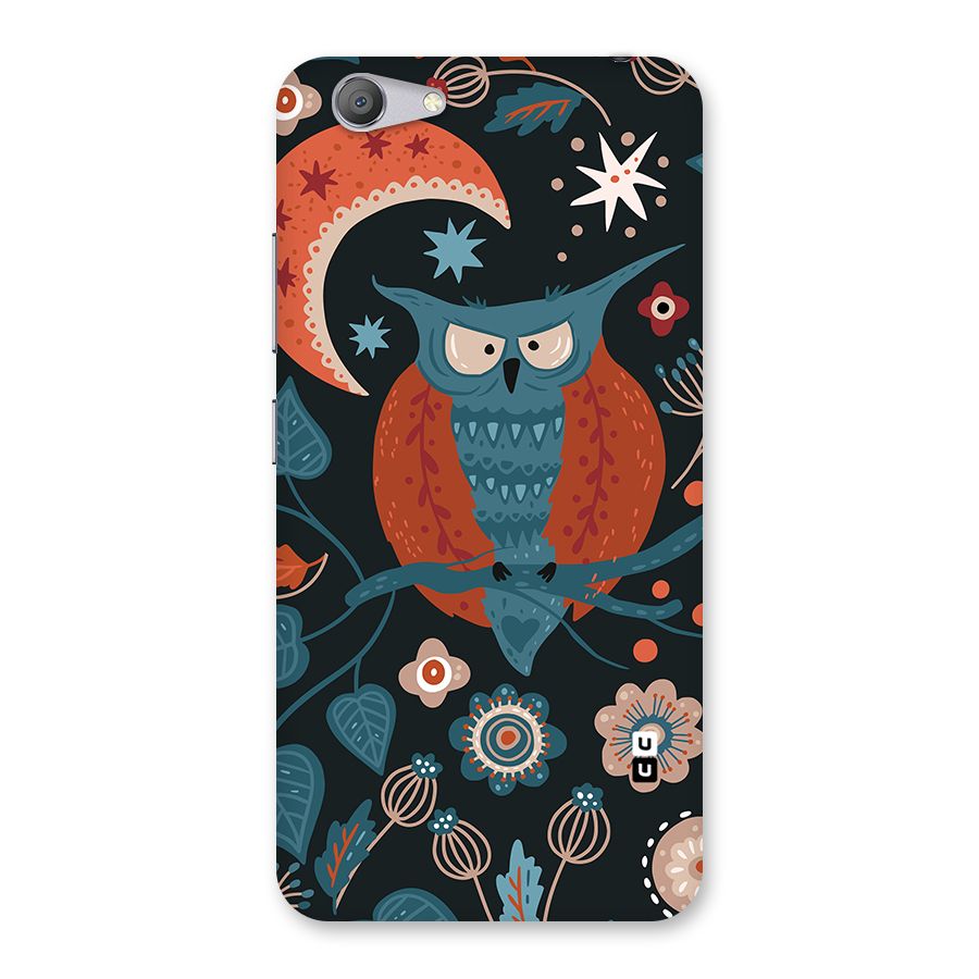 Nordic Arts Owl Moon Back Case for Vivo Y53