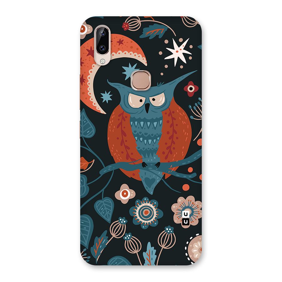 Nordic Arts Owl Moon Back Case for Vivo Y83 Pro