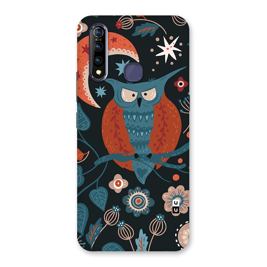Nordic Arts Owl Moon Back Case for Vivo Z1 Pro