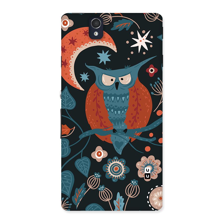 Nordic Arts Owl Moon Back Case for Xperia Z