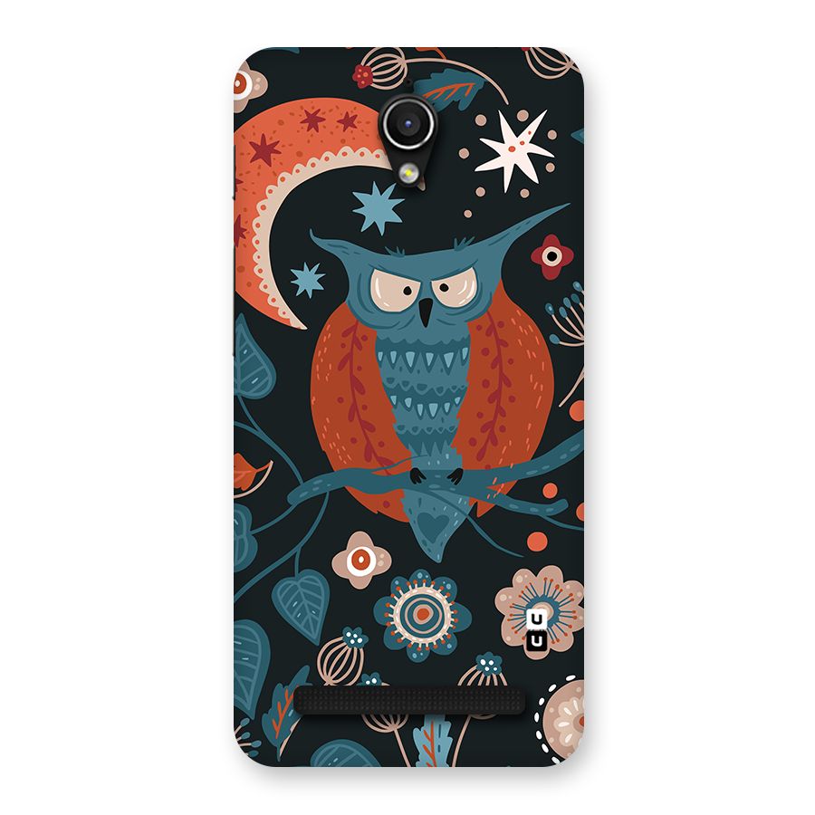 Nordic Arts Owl Moon Back Case for Zenfone Go
