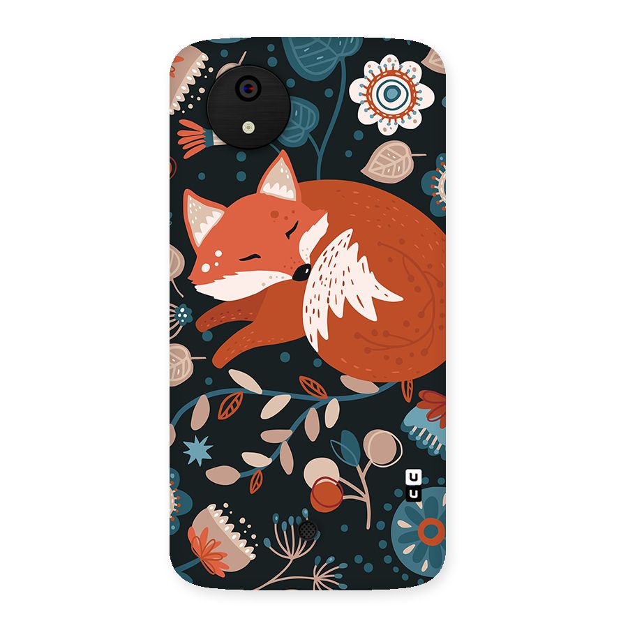 Nordic Arts Sleeping Fox Back Case for Canvas A1  AQ4501