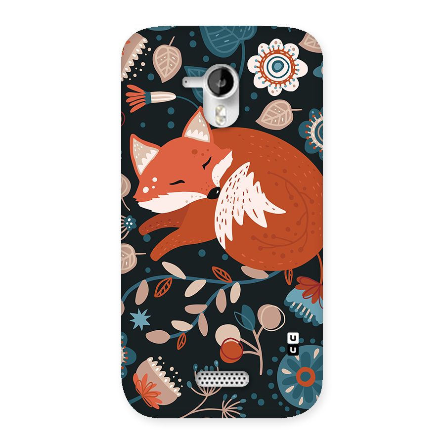Nordic Arts Sleeping Fox Back Case for Canvas HD A116