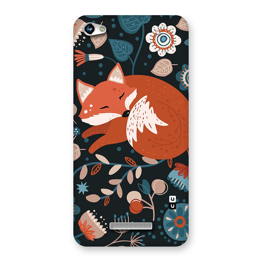 Nordic Arts Sleeping Fox Back Case for Canvas Hue 2 A316
