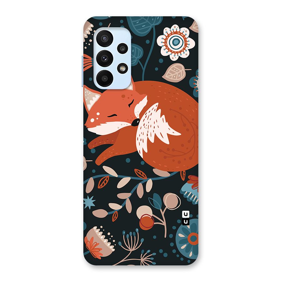 Nordic Arts Sleeping Fox Back Case for Galaxy A23