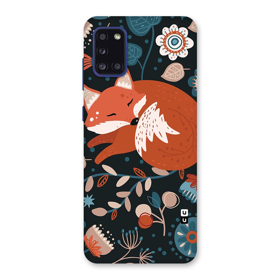 Nordic Arts Sleeping Fox Back Case for Galaxy A31