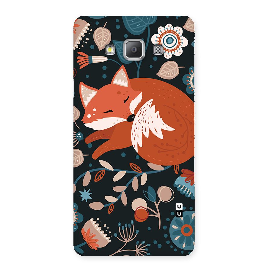 Nordic Arts Sleeping Fox Back Case for Galaxy A7