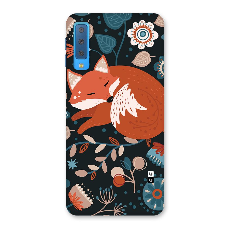 Nordic Arts Sleeping Fox Back Case for Galaxy A7 (2018)