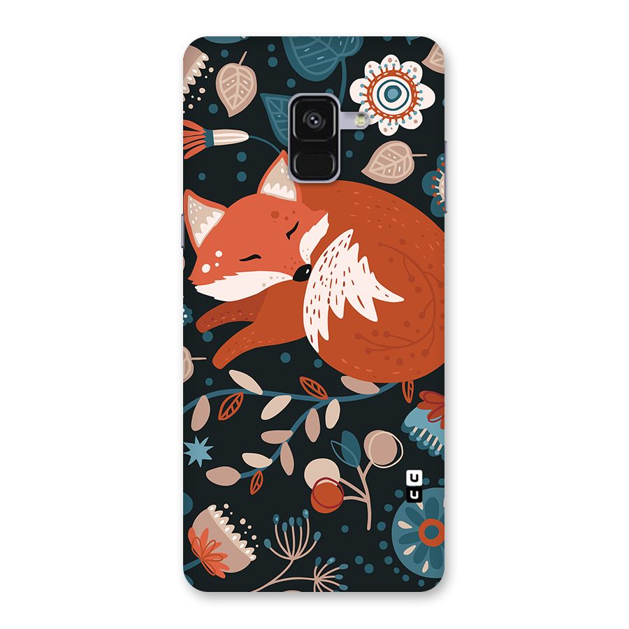 Nordic Arts Sleeping Fox Back Case for Galaxy A8 Plus