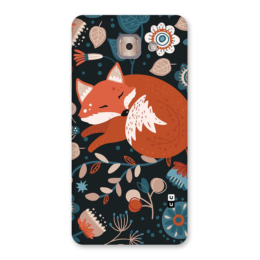 Nordic Arts Sleeping Fox Back Case for Galaxy J7 Max