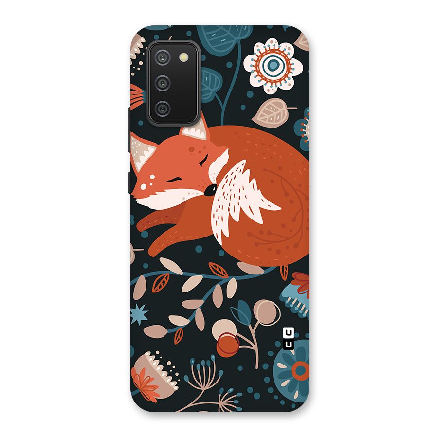 Nordic Arts Sleeping Fox Back Case for Galaxy M02s