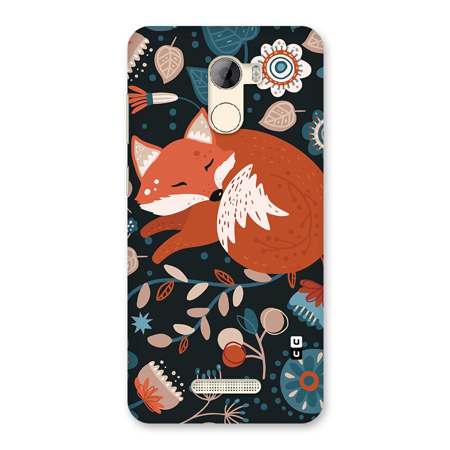 Nordic Arts Sleeping Fox Back Case for Gionee A1 LIte