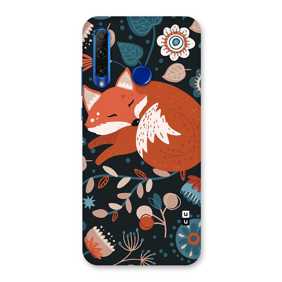 Nordic Arts Sleeping Fox Back Case for Honor 20i
