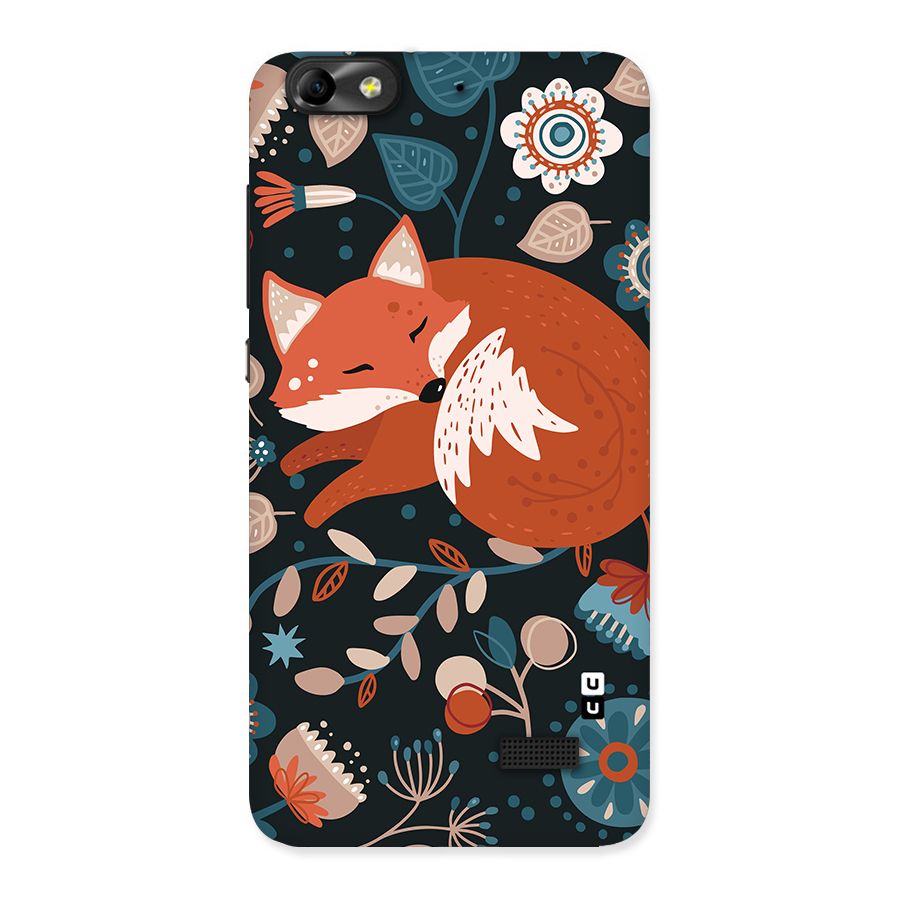 Nordic Arts Sleeping Fox Back Case for Honor 4C