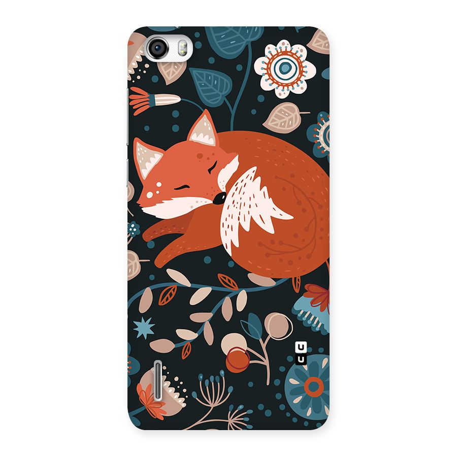 Nordic Arts Sleeping Fox Back Case for Honor 6