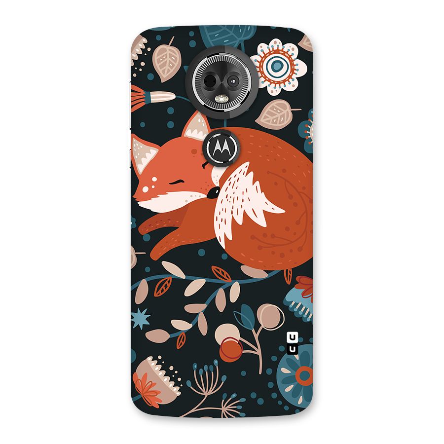 Nordic Arts Sleeping Fox Back Case for Moto E5 Plus