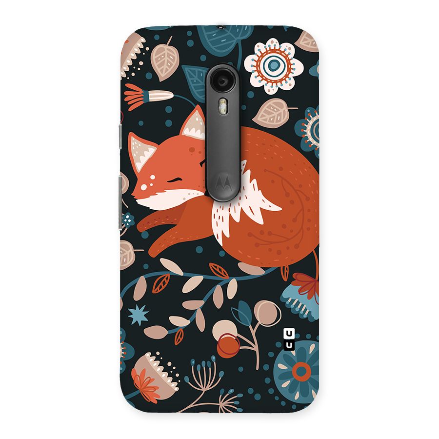 Nordic Arts Sleeping Fox Back Case for Moto G Turbo