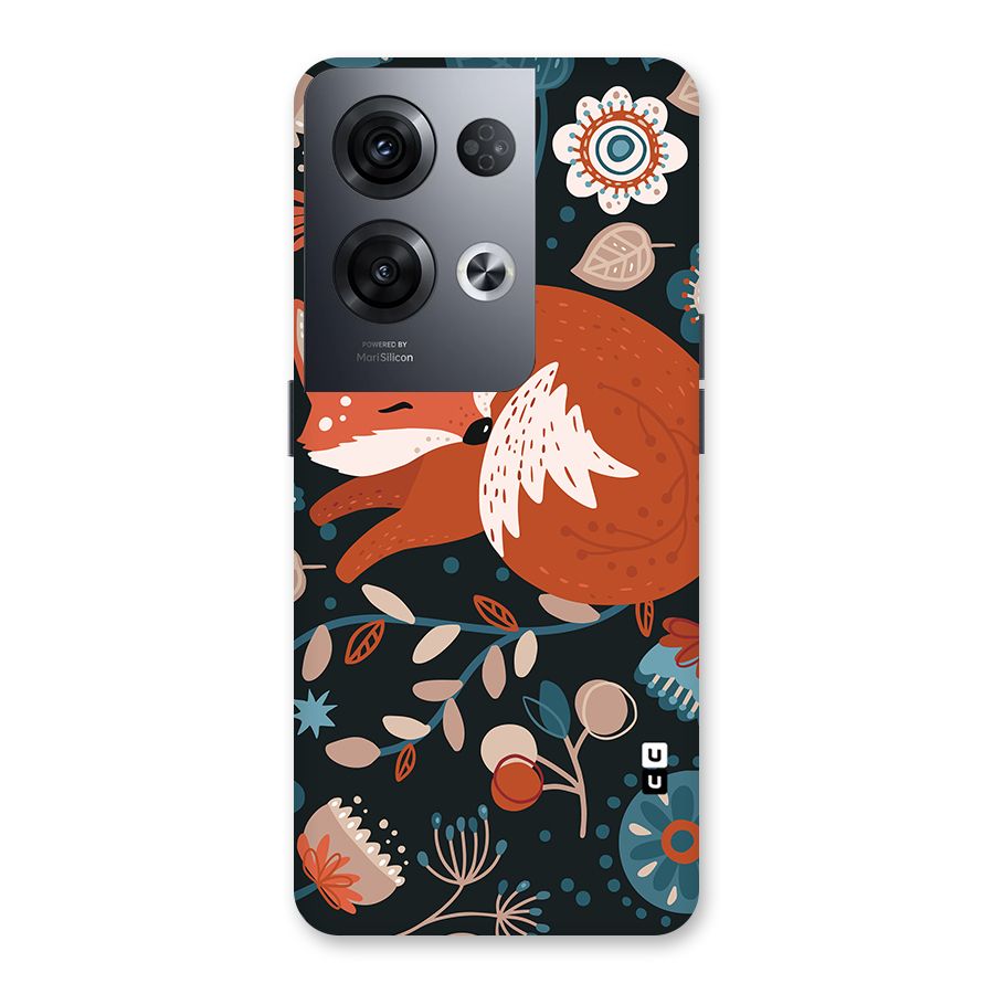 Nordic Arts Sleeping Fox Back Case for Oppo Reno8 Pro 5G