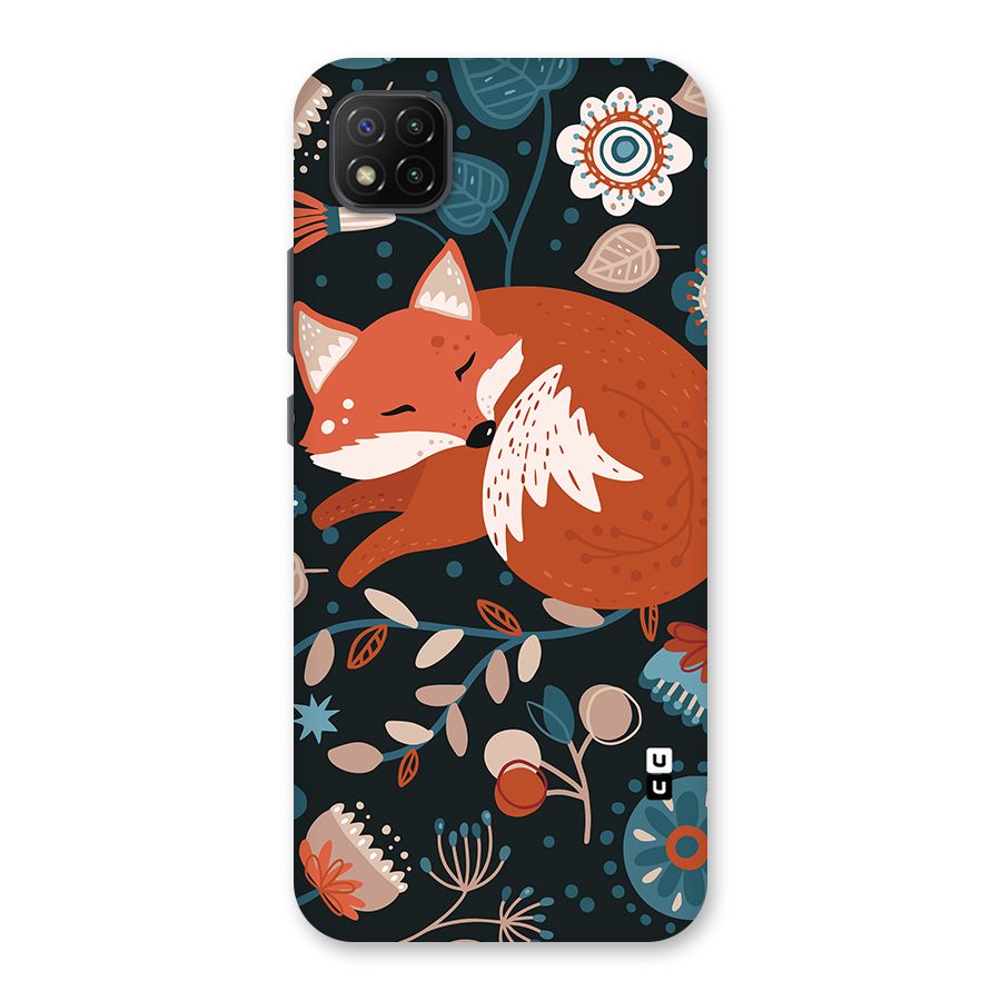 Nordic Arts Sleeping Fox Back Case for Poco C3
