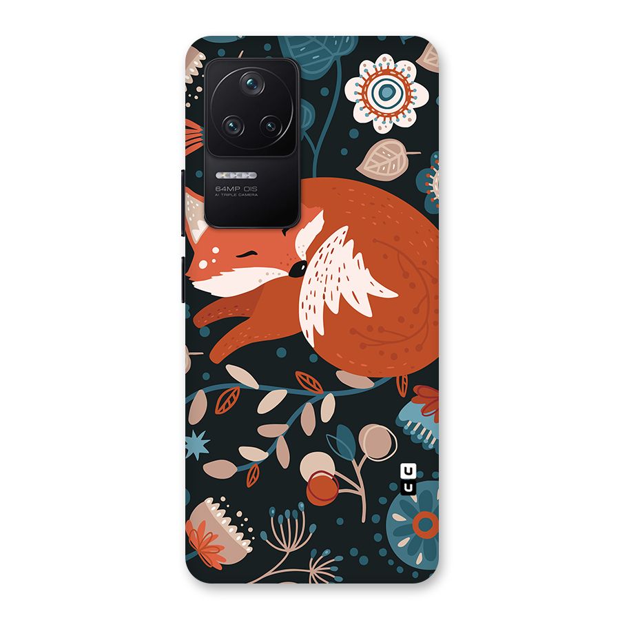 Nordic Arts Sleeping Fox Back Case for Poco F4 5G
