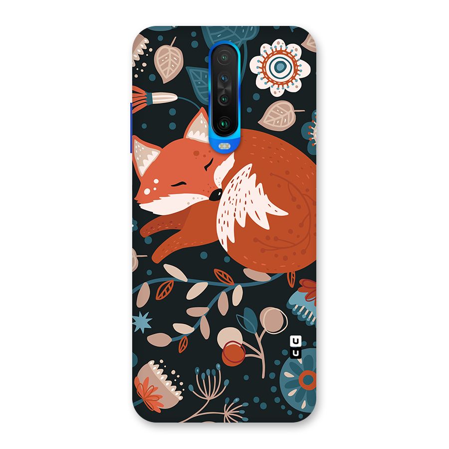 Nordic Arts Sleeping Fox Back Case for Poco X2