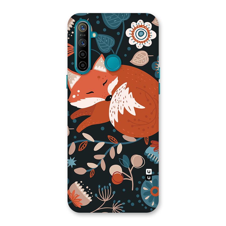 Nordic Arts Sleeping Fox Back Case for Realme 5i