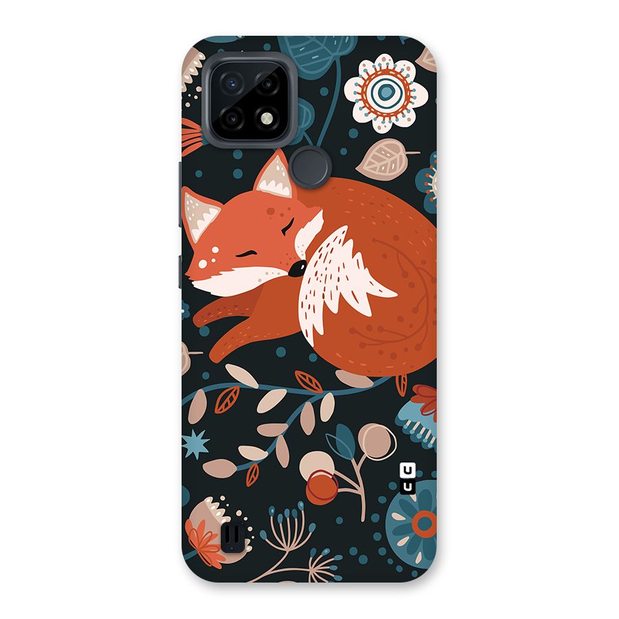 Nordic Arts Sleeping Fox Back Case for Realme C21