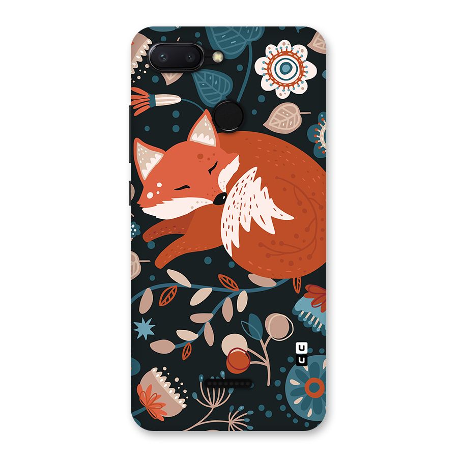 Nordic Arts Sleeping Fox Back Case for Redmi 6
