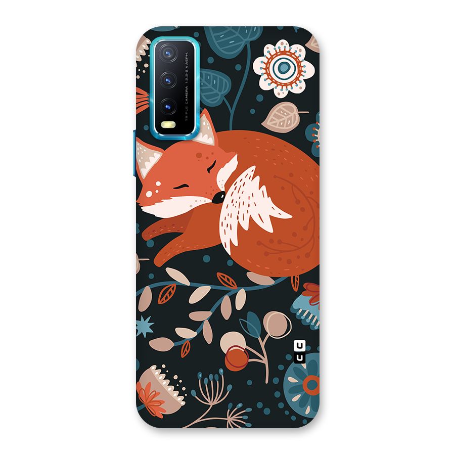 Nordic Arts Sleeping Fox Back Case for Vivo Y20G