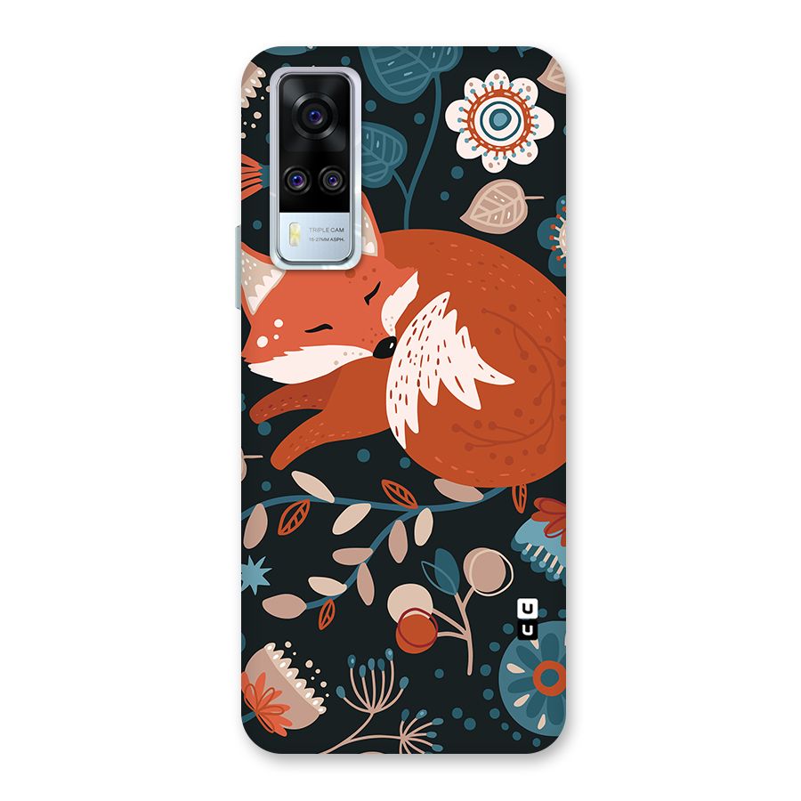 Nordic Arts Sleeping Fox Back Case for Vivo Y31