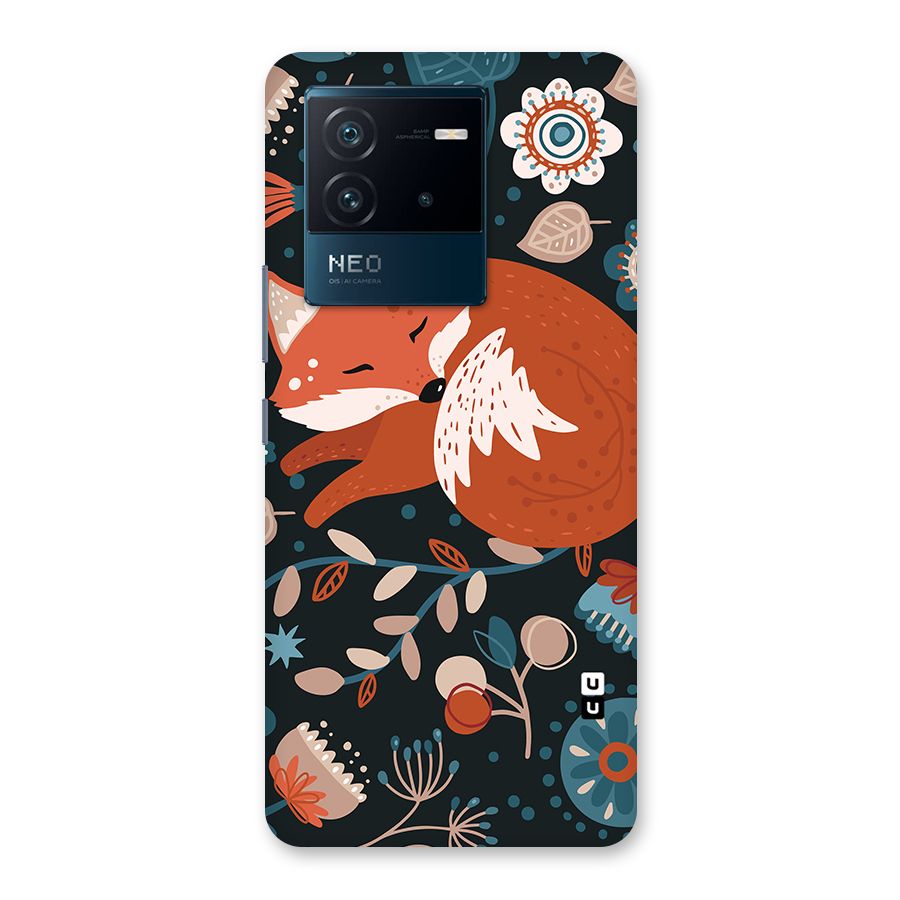Nordic Arts Sleeping Fox Back Case for Vivo iQOO Neo 6 5G