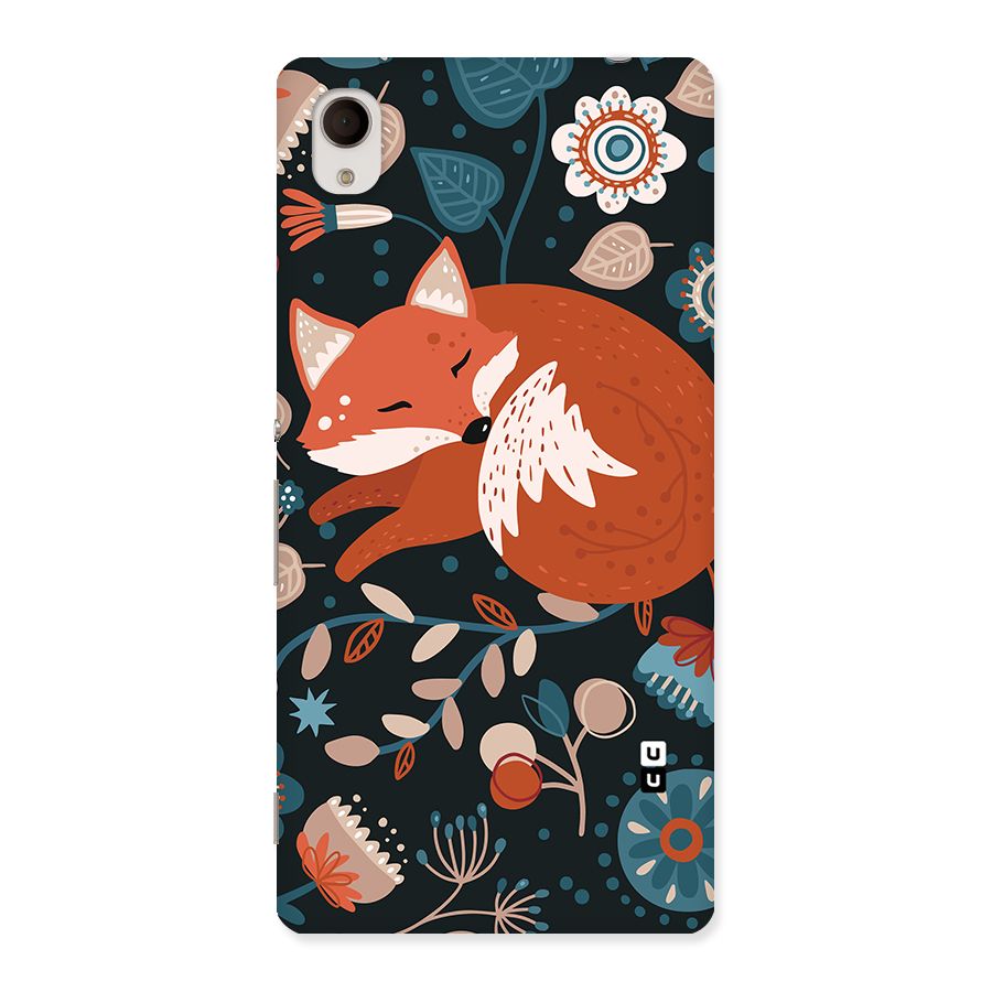 Nordic Arts Sleeping Fox Back Case for Xperia M4 Aqua