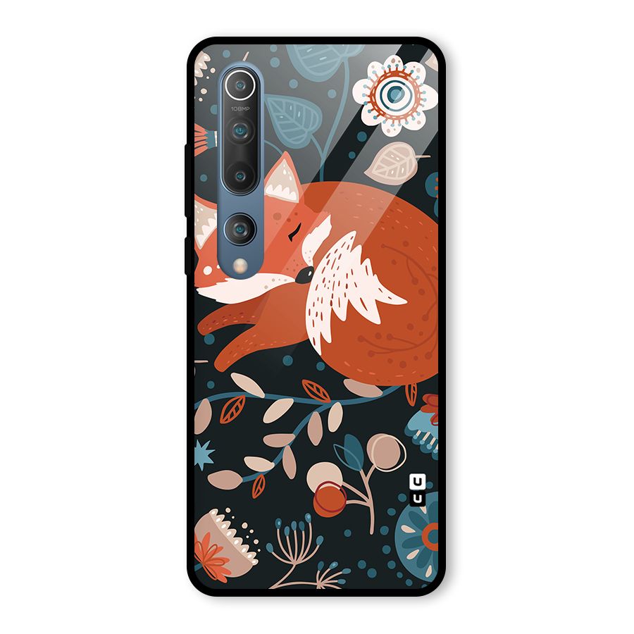 Nordic Arts Sleeping Fox Glass Back Case for Mi 10