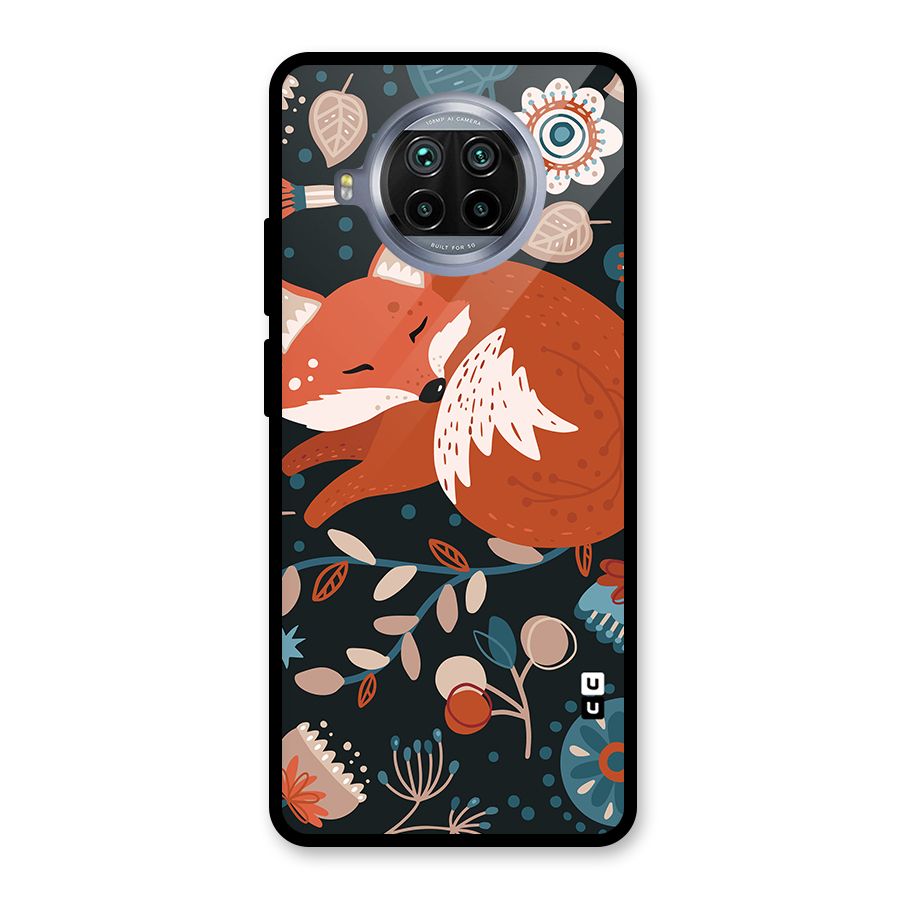 Nordic Arts Sleeping Fox Glass Back Case for Mi 10i