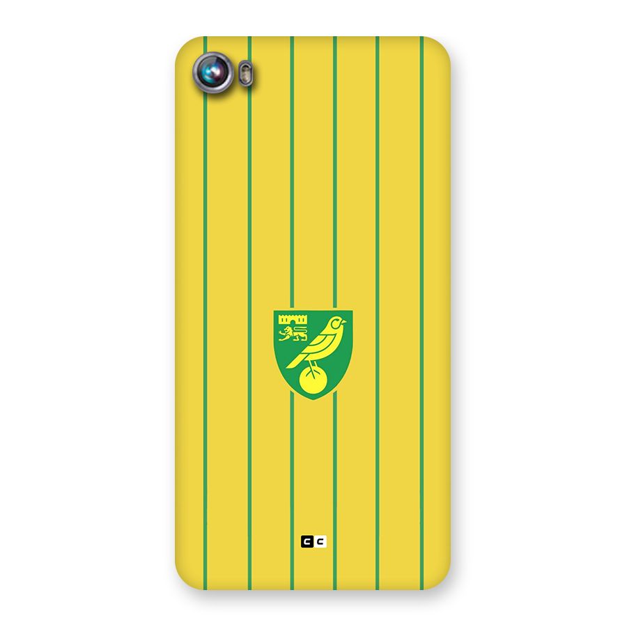 Norwich City Back Case for Canvas Fire 4 (A107)