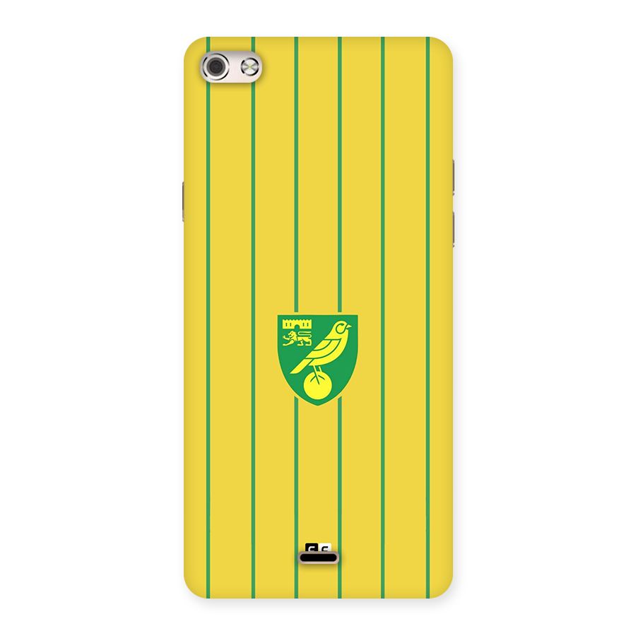 Norwich City Back Case for Canvas Silver 5