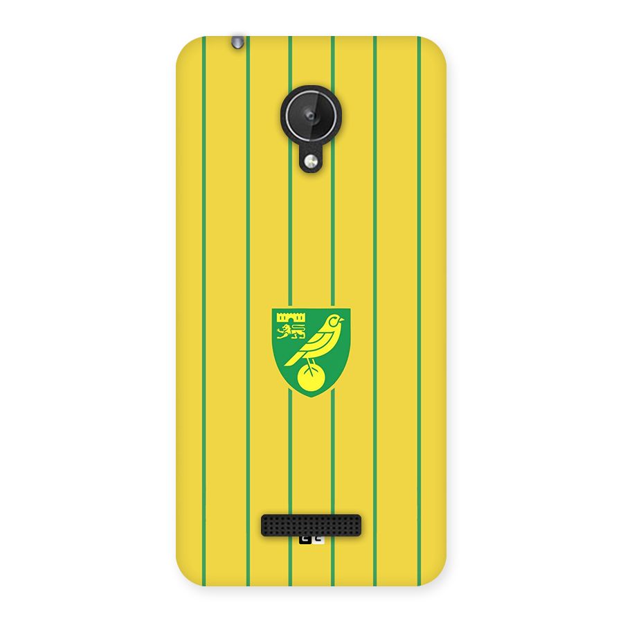 Norwich City Back Case for Canvas Spark Q380
